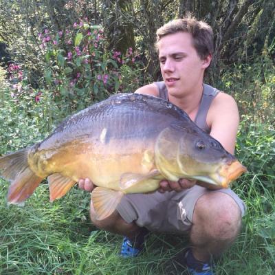 2015 / Christopher Wenzl / Waldnaab / Karpfen / 79 cm / 18 Pfund / Boilie 